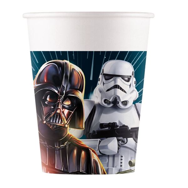 Imagens de Vasos de Star Wars Galaxy cartón 200ml (8 unidades)