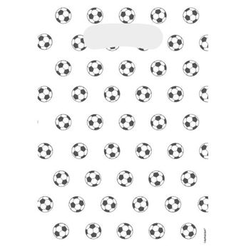 Imagen de Bolsas Chuches Fútbol Party plástico (8 unidades)