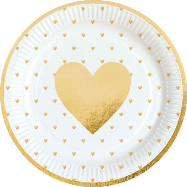 Imagen de Platos Everyday Love cartón 23cm (8 unidades)