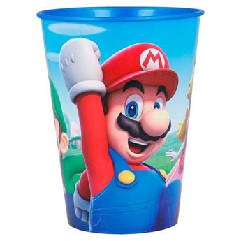 Picture of Vaso de Super Mario Bros Plástico Duro Reutilizable 430ml (1 unidad)