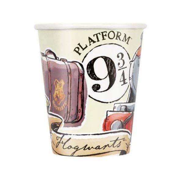 Imagen de Vasos Harry Potter Wizarding cartón (8 unidades)