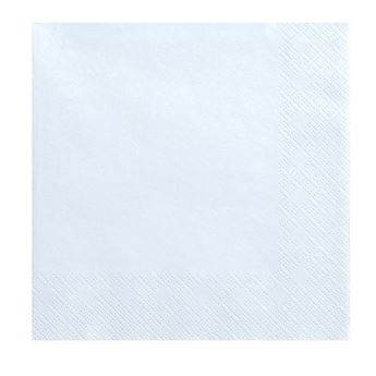 Imagens de Servilletas Azul Pastel Sky Blue papel 33cm (20 unidades)