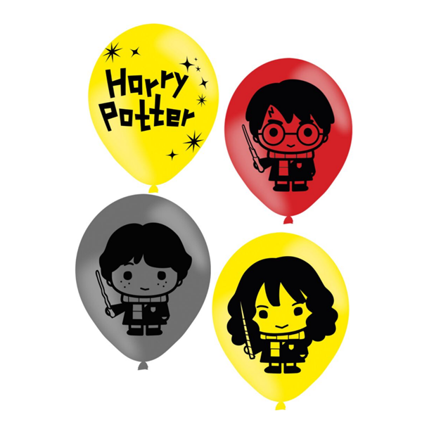 Imagen de Globos de Harry Potter Infantil Látex (6 unidades)