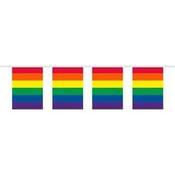 Picture of Banderín Orgullo LGBT Rainbow plástico (10m)
