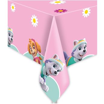 Imagen de Mantel de La Patrulla Canina Skye Rosa plástico (120cm x 180cm)