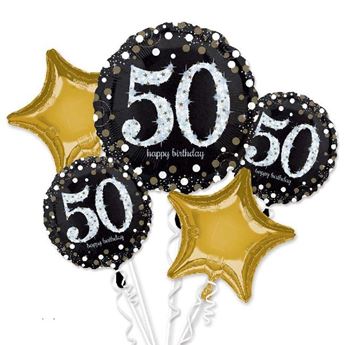 50 Años Decoracion Cumpleaños, Globos 50 Cumpleaños, Decoracion