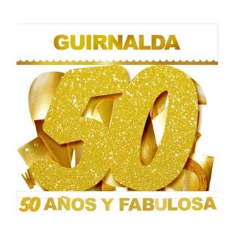 Spanish Felices 50 - Decoración para tartas de 50 años, 50 años, 50 y  fabulosa, decoración de fiesta de aniversario de 50 cumpleaños con  purpurina