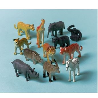 Imagens de Juguetes Animales Jungla plástico (12 unidades)