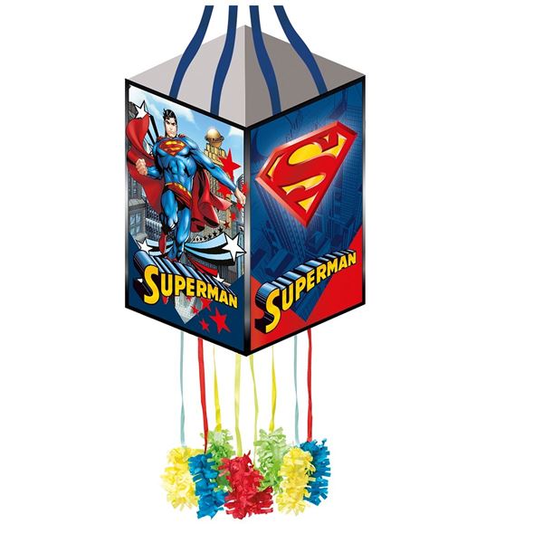 Piñata de Superman Pequeña ✔️ por sólo 4,05 €. Envío en 24h. Tienda Online.  . ✓. Artículos de decoración para Fiestas.