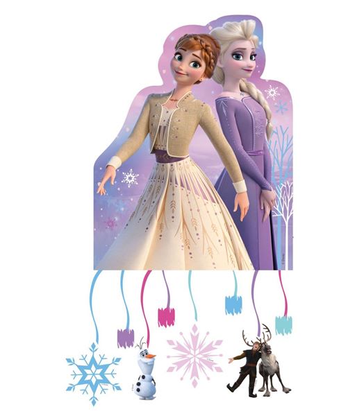 Imagens de Piñata de cartón Disney Frozen II Pequeña (20x30cm) 