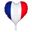 Picture of Globo Bandera Francia Foil (45cm)