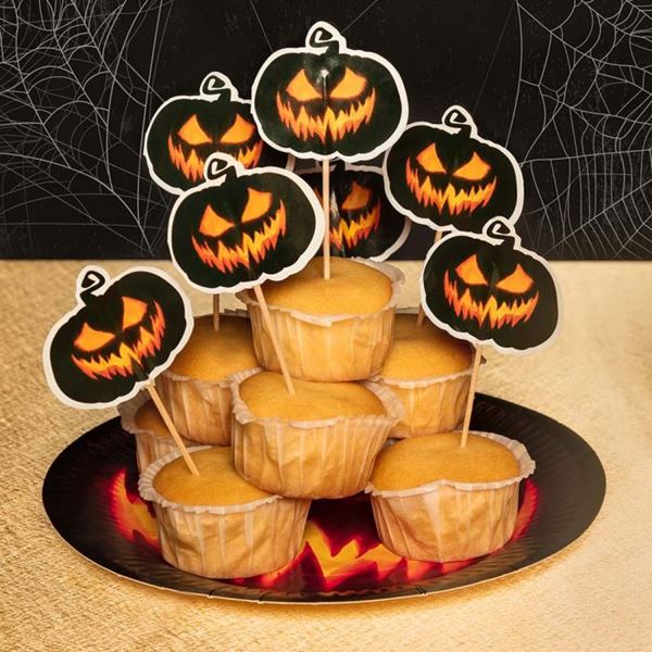 Imagen de Pinchos Calabaza Halloween (12 unidades)