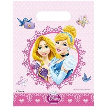 Picture of Bolsas de Chuches Princesas Disney Glamour plástico (6 unidades)