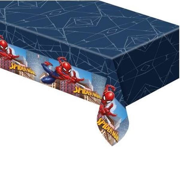 Imagens de Mantel Spiderman plástico (120cm x 180cm)