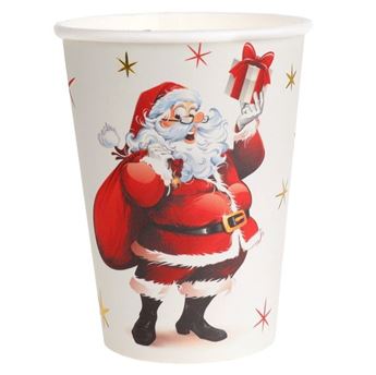 Imagen de Vasos Papá Noel Infantil cartón (10 unidades)