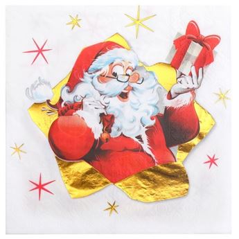 Imagen de Servilletas Papá Noel Infantil papel 33cm (20 unidades)