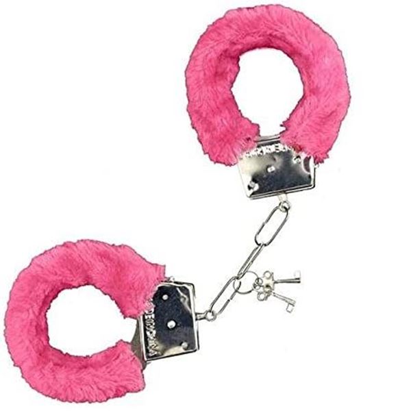 Imagen de Accesorio Esposas Terciopelo Rosa