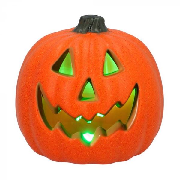 Imagen de Calabaza Iluminada de 20 cm para Halloween