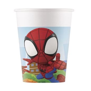 Imagens de Vasos Spidey y Amigos cartón 200ml (8 unidades)