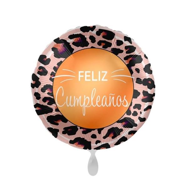 Imagen de Globo Feliz Cumpleaños Animal (43cm)