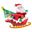 Picture of Globo Santa Claus Trineo grande (76cm)