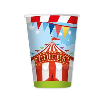 Platos Circo Party infantil cartón 24cm (8)✔️ por sólo 3,83 €. Envío en  24h. Tienda Online. . ✓. Artículos de  decoración para Fiestas.