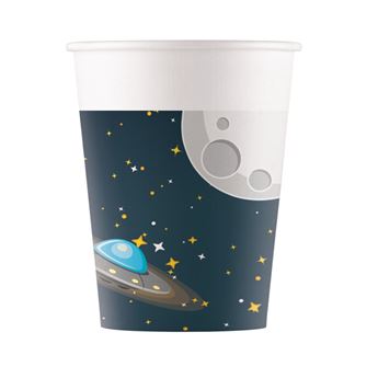 Imagen de Vasos Cohete Espacial Infantil cartón (8 unidades)