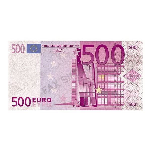 Picture of Servilletas Billete 500 Euros papel (20 unidades)