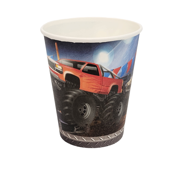 Imagens de Vasos Monster Truck cartón (8)