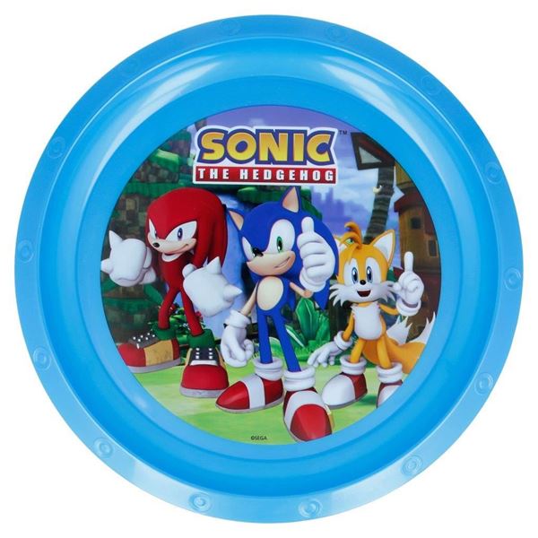 Imagen de Bol de Sonic Plástico Reutilizable 16cm
