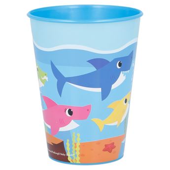 Imagen de Vaso de Baby Shark Plástico Duro Reutilizable 260ml (1 unidad)