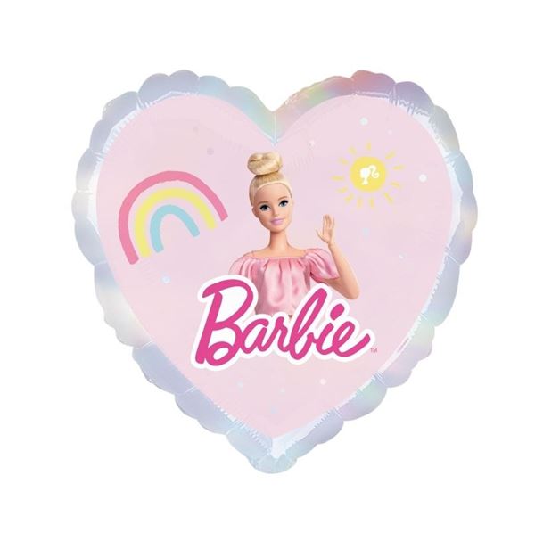 Globo Barbie Corazón (45cm) ✔️ por sólo 3,60 €. Envío en 24h. Tienda  Online. . ✓. Artículos de decoración para  Fiestas.