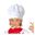 Picture of Gorro Cocinero Tela Infantil