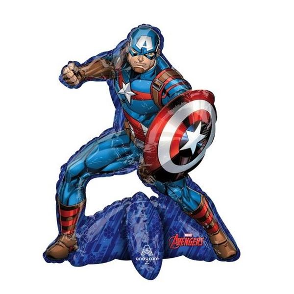 Imagens de Globo de Los Vengadores Capitán América (66cm)