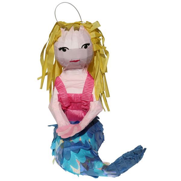 Piñata Sirena 3D (39cm)✔️ por sólo 31,46 €. Envío en 24h. Tienda Online.  . ✓. Artículos de decoración para Fiestas.