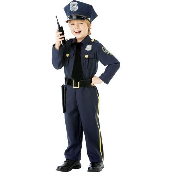 Policía de Tráfico disfraz niño (Talla 3-4 años) 