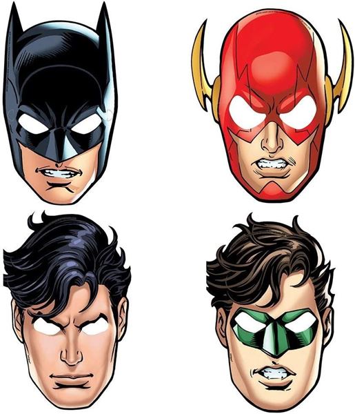 Máscaras y Caretas de Superhéroes para Adultos y Niños