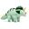 Picture of Globo Dino Triceratops Verde (93cm)