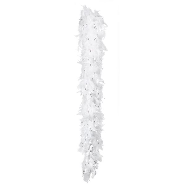 Boa Plumas Blancas Glamour (50g)✓ por sólo 8,01 €. Tienda Online. Envío en  24h. . ✓. Artículos de decoración para  Fiestas.