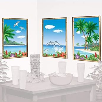 Imagen de Decoración de Pared Ventanas Tropicales