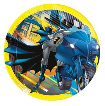 Imagens de Platos de Batman Original cartón 23cm (8 unidades)