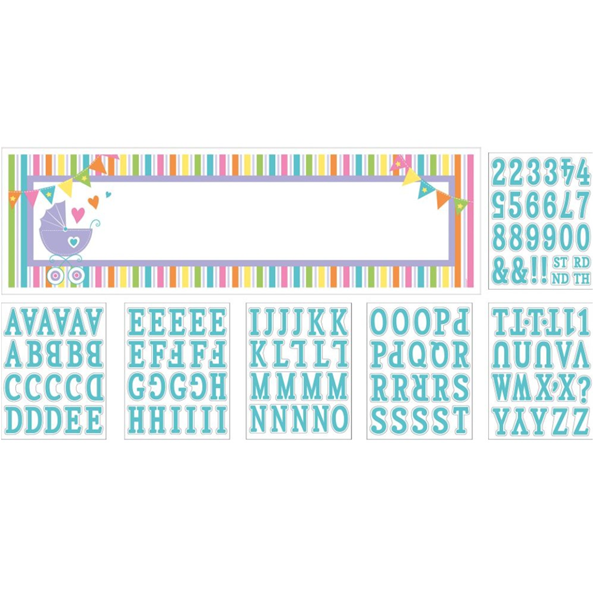 Imagen de Pancarta Primer cumpleaños Bebé personalizable (1,65m)