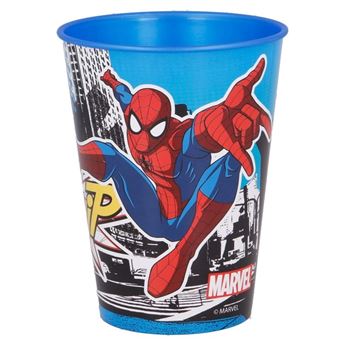 Imagens de Vaso de Spiderman Street Plástico Duro Reutilizable 260ml (1 unidad)