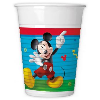Imagen de Vasos de Mickey Mouse Rock House plástico (8 unidades)