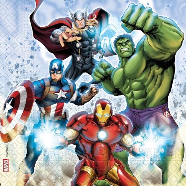 Imagen de Servilletas de Los Vengadores Avengers (20 unidades)