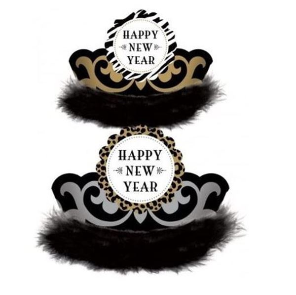 Imagens de Tiaras Happy New Year Glamour (6 uds)