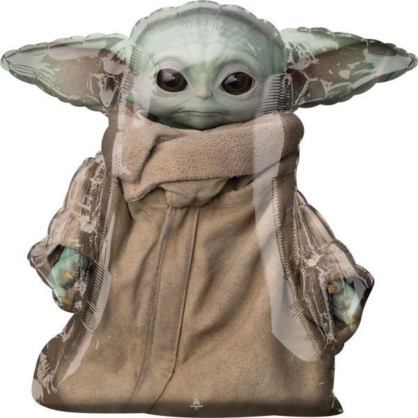 Imagen de Globo gigante Baby Yoda Star Wars (78cm)