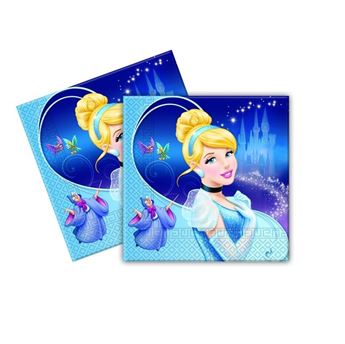 Picture of Servilletas Cenicienta Disney papel 33cm (20 unidades)