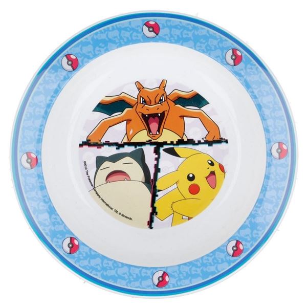 Imagen de Bol Pokémon Plástico Duro Reutilizable 16cm (1 unidad)