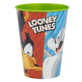 Imagen de Vaso de Looney Tunes Plástico Duro Reutilizable 260ml (1 unidad)